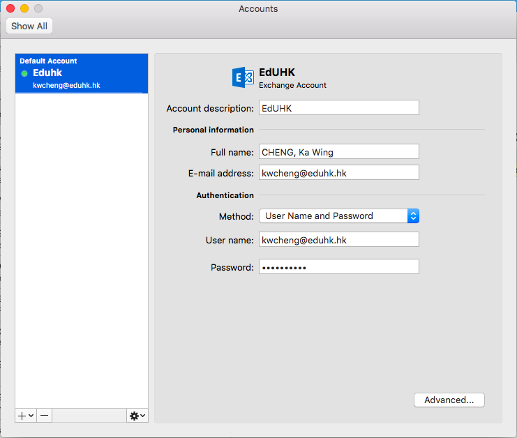 how to add an account to outlook on mac